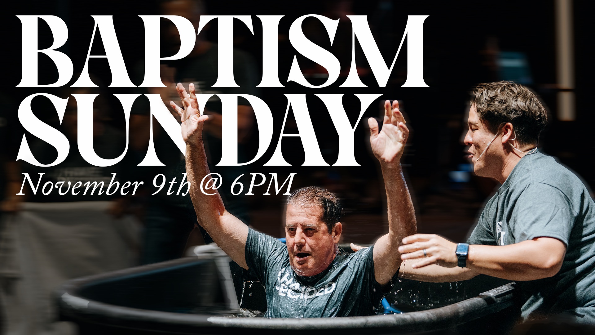 Baptism Sunday
